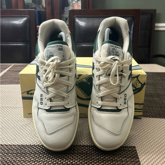 Size 10 - New Balance Aimé Leon Dore x 550 Evergreen - Picture 3 of 8